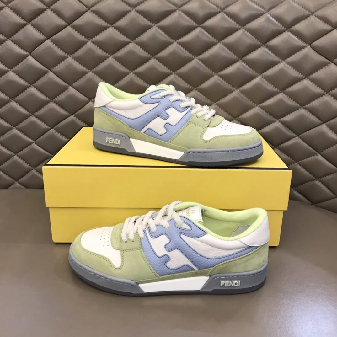 Fendi FD Match Low Tops Sneakers Light Green - Image 7