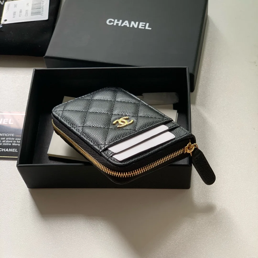 Chanel Zipped Coin Purse Pink Bag / - Image 8
