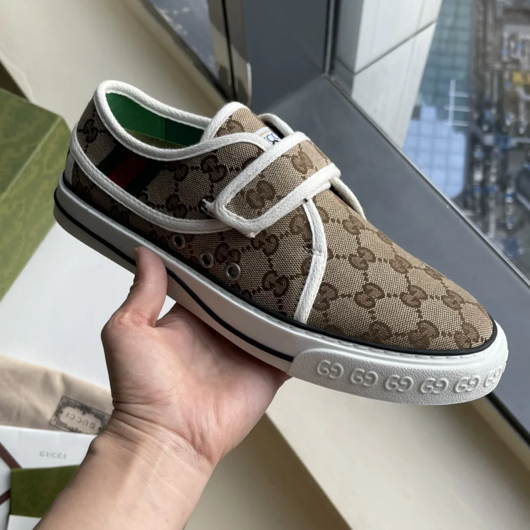 Alternative view of Gucci Women’s Tennis 1977 Sneaker Brown Red