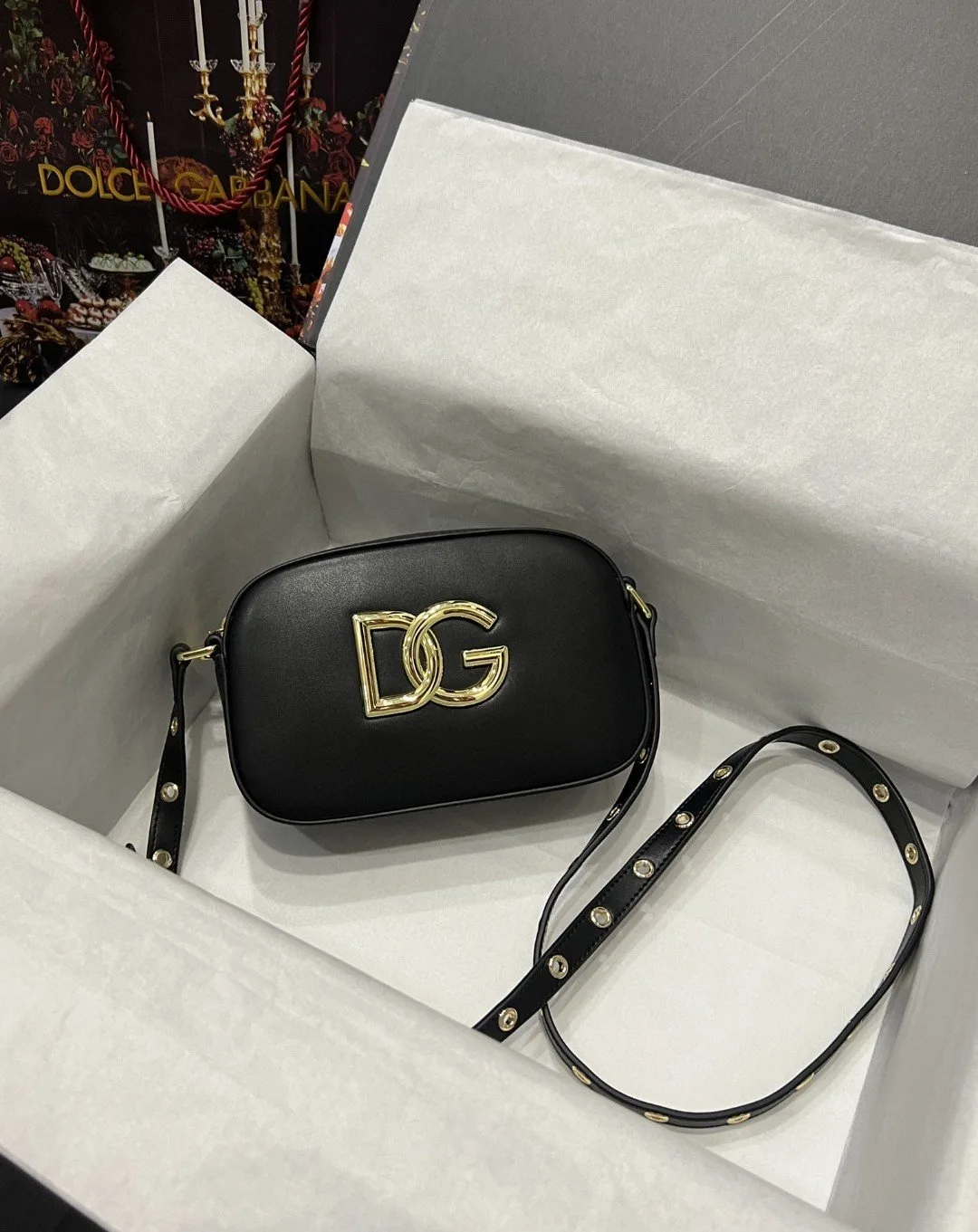 Dolce & Gabbana Crossbody 3.5 Bag Black / DG BB7095AW57680999 - Image 4