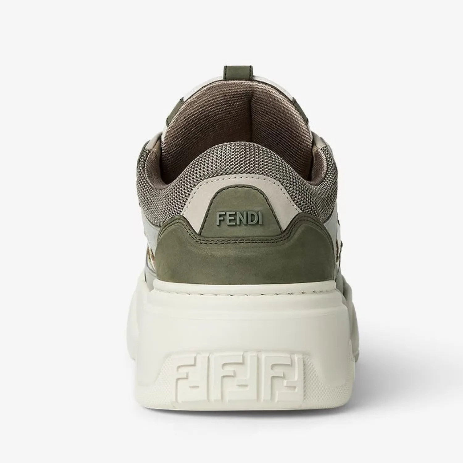 Fendi Force Sneakers White And Green 7E1728AU21F1RSW - Image 5