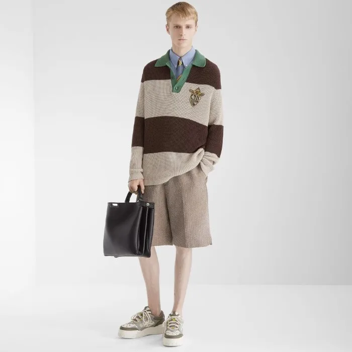 Alternative view of Fendi Force Sneakers White And Green 7E1728AU21F1RSW