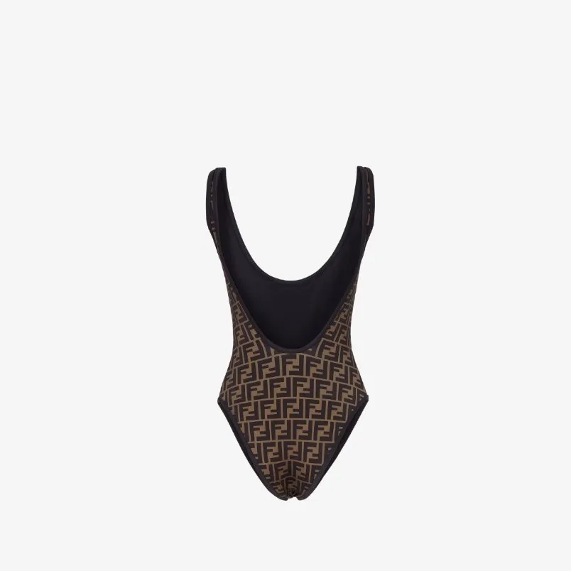 Fendi Reversible Swimsuit Brown FXB922ADHBF0GME - Image 3
