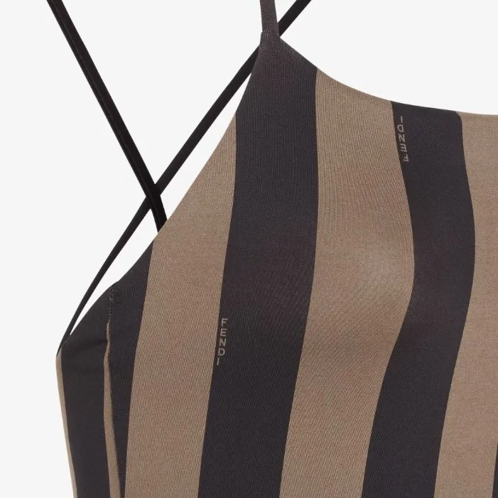 Fendi Reversible Swimsuit Brown FXBA27AQBYF13IZ - Image 4
