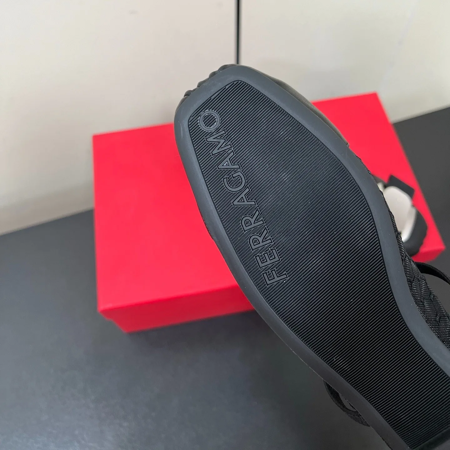 Ferragamo Vara Ballet Flats Black 01J853 - Image 7