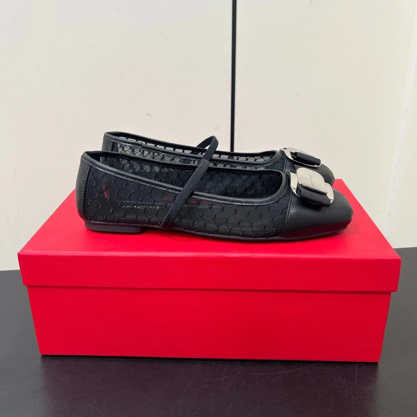 Ferragamo Vara Ballet Flats Black 01J853 - Image 3