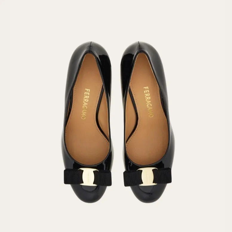 Alternative view of Ferragamo Vara Bow Pump Black 01L218