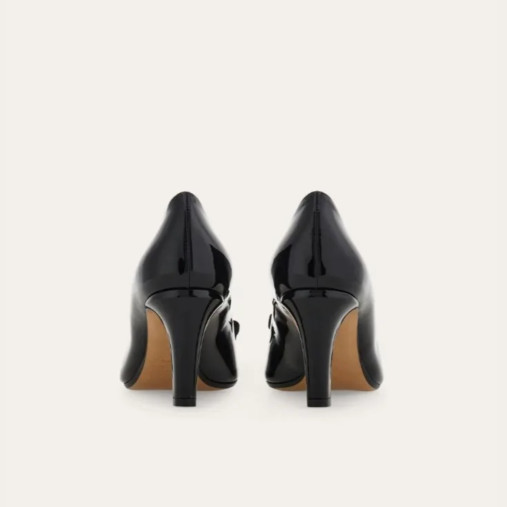 Ferragamo Vara Bow Pump Black 01L218 - Image 4