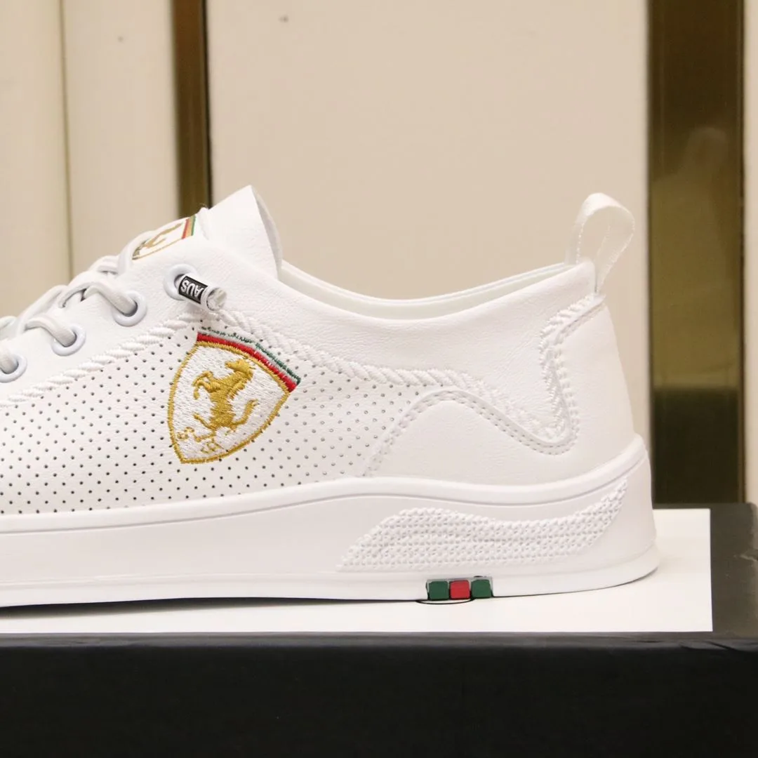 Alternative view of Gucci Ferrari Men’s Sneaker Loafer White