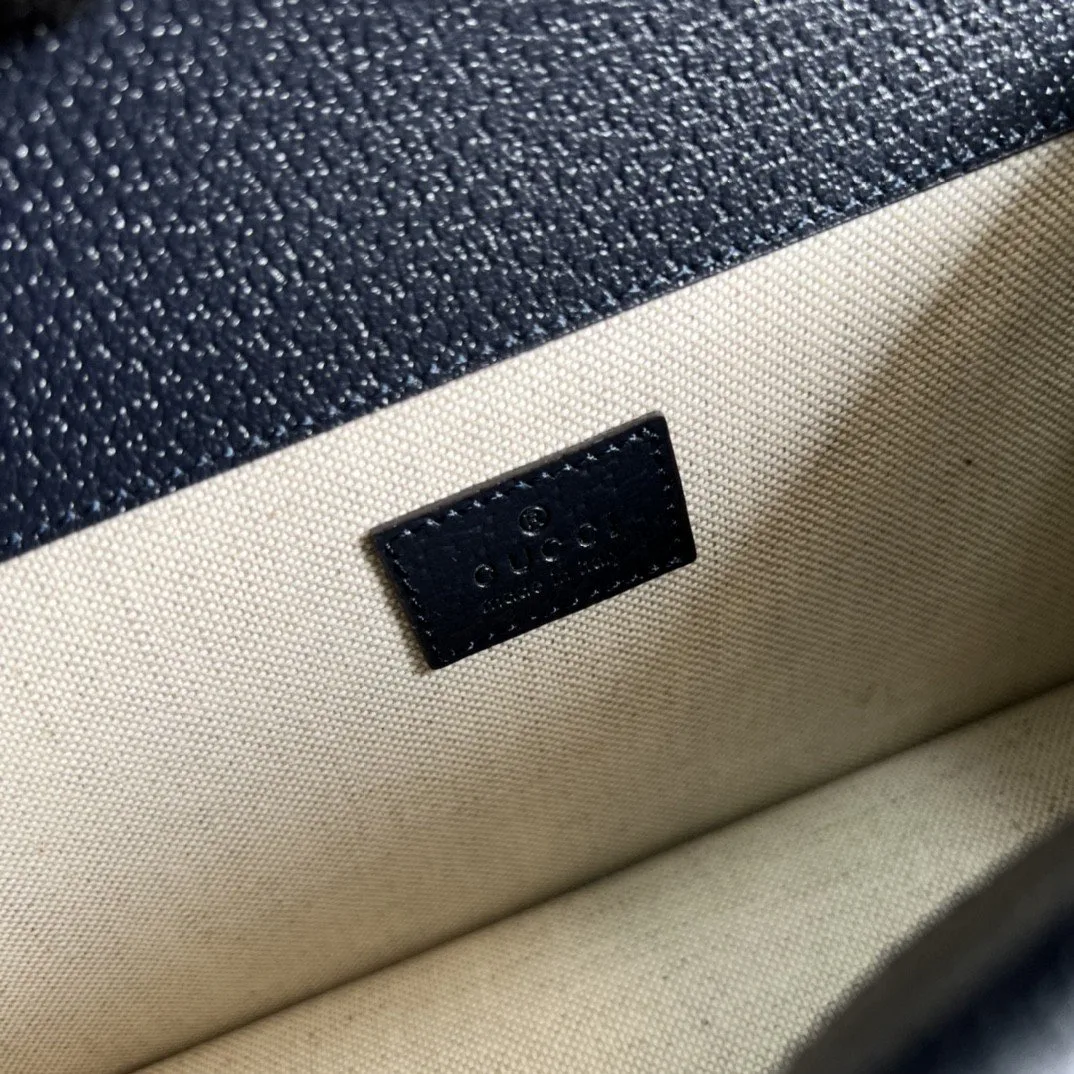 Gucci Dionysus Small Shoulder Bag / Beige/ Blue GG Supreme Canvas Antique Silver Hardware - Image 10