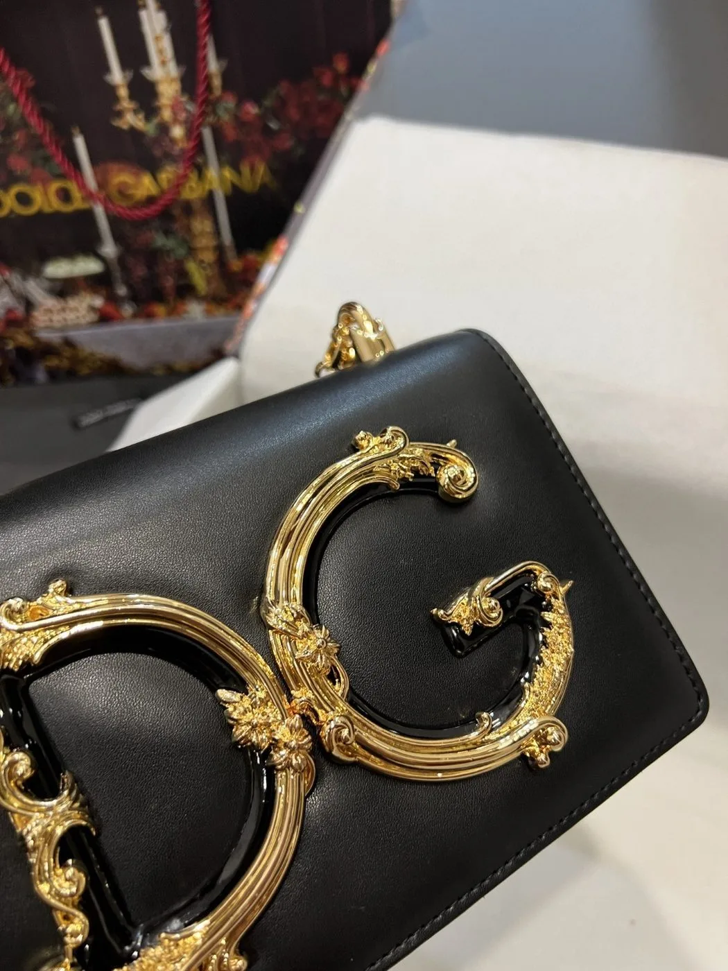Dolce & Gabbana Nappa DG Girls Shoulder Bag Black / DG BB6498AZ80180999 - Image 4