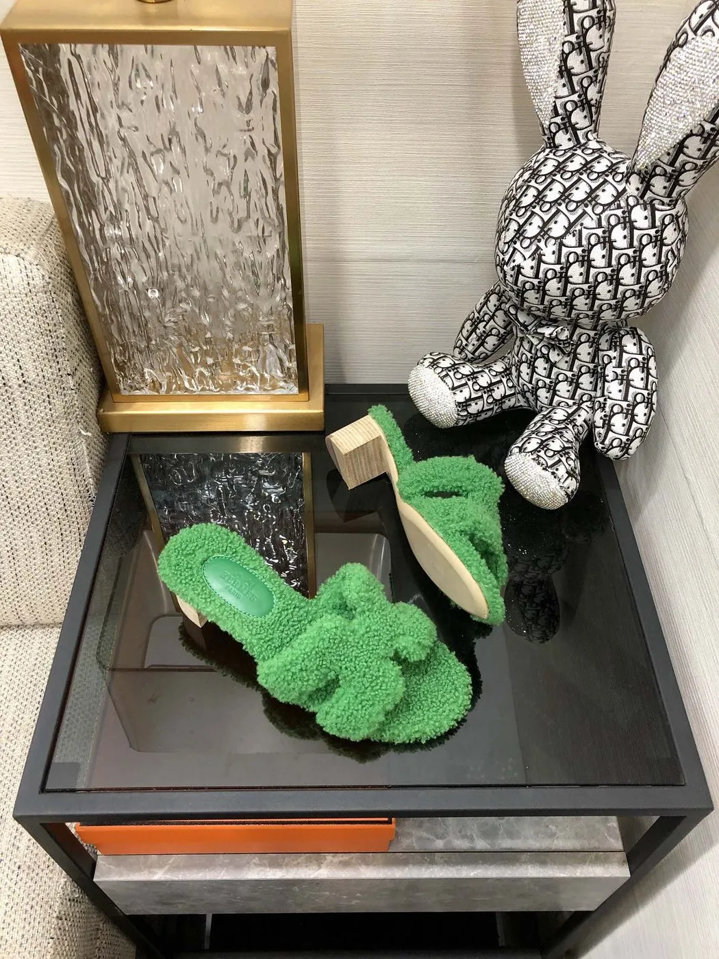 Hermes Oasis Sandal Green / - Image 4