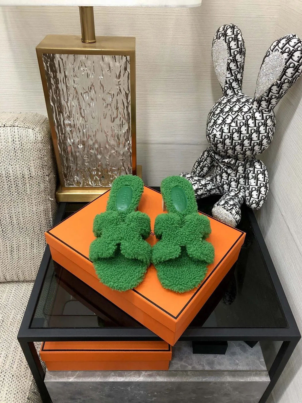 Hermes Oasis Sandal Green / - Image 5