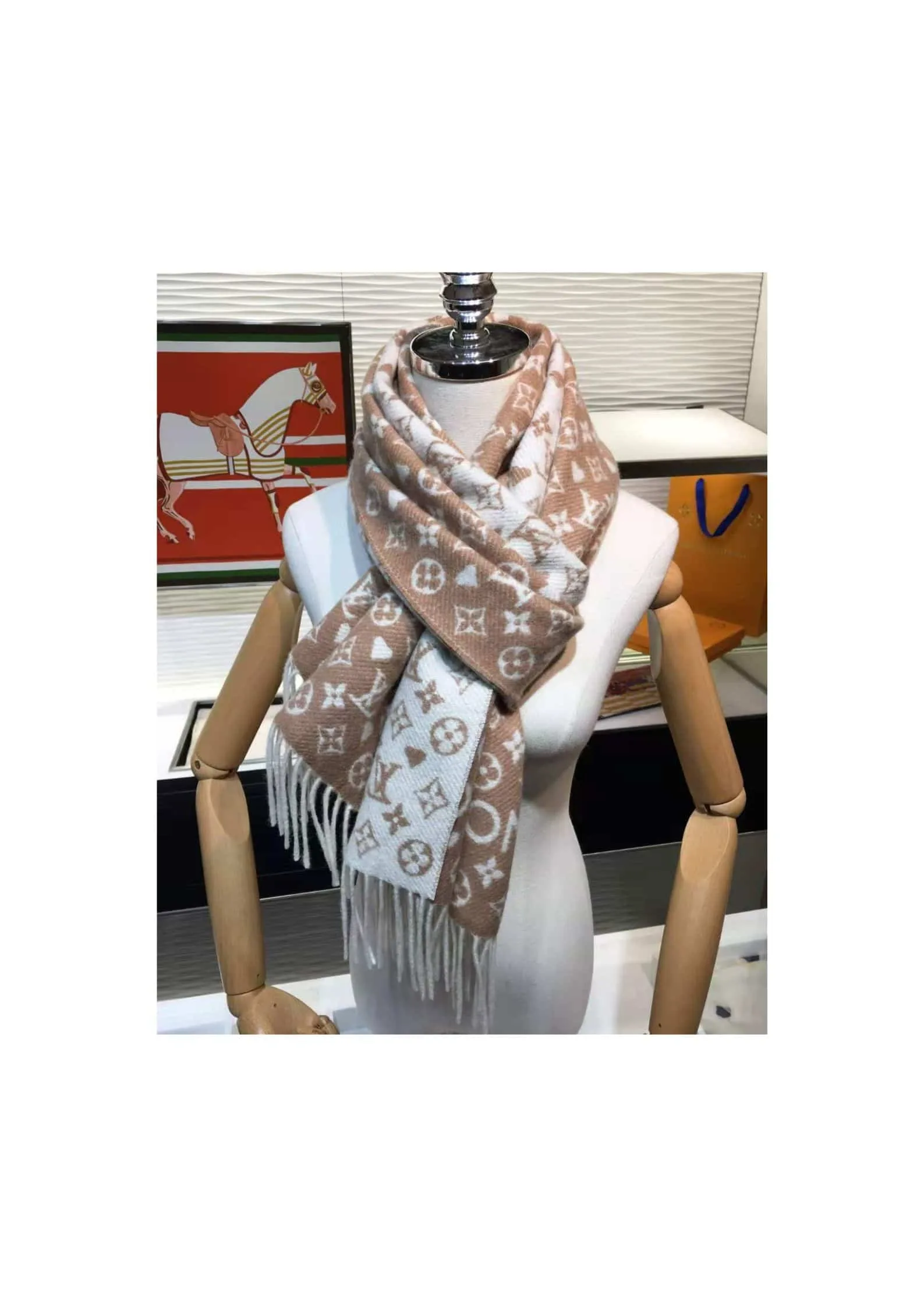 Louis Vuitton Game On Scarf Brown - Image 5