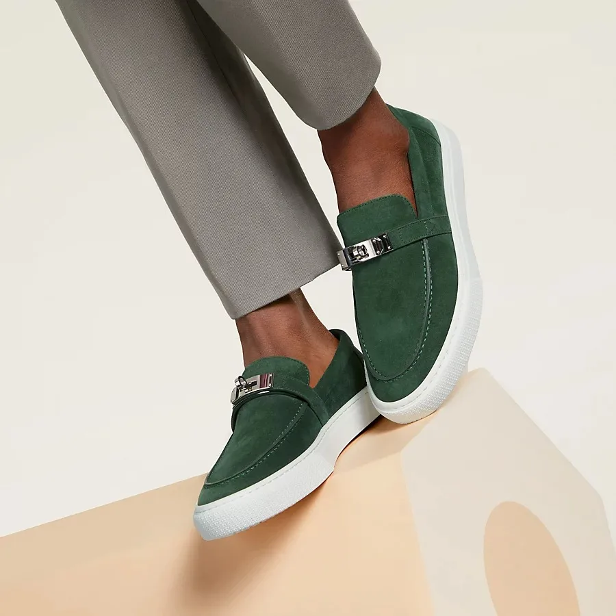 Alternative view of Hermes Game Slip-on Sneaker Vert Bouteille