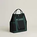 Alternative view of Hermes Garden Party Pockets Vertical Bag Noir/Vert Cyprès /