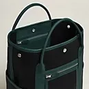 Hermes Garden Party Pockets Vertical Bag Noir/Vert Cyprès / - Image 4
