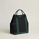 Hermes Garden Party Pockets Vertical Bag Noir/Vert Cyprès / - Image 3