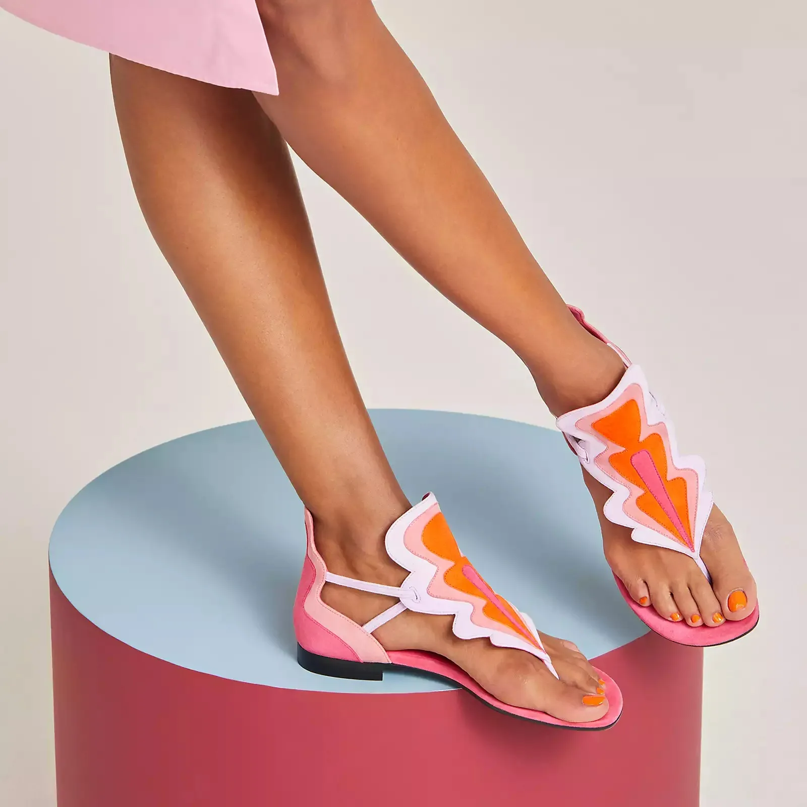 Garden Sandal Multicolore Rose - Image 5