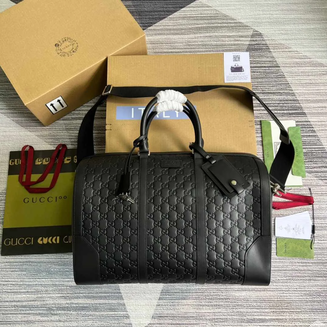 Gucci Gg Black Carry-On Duffle Black / - Image 10