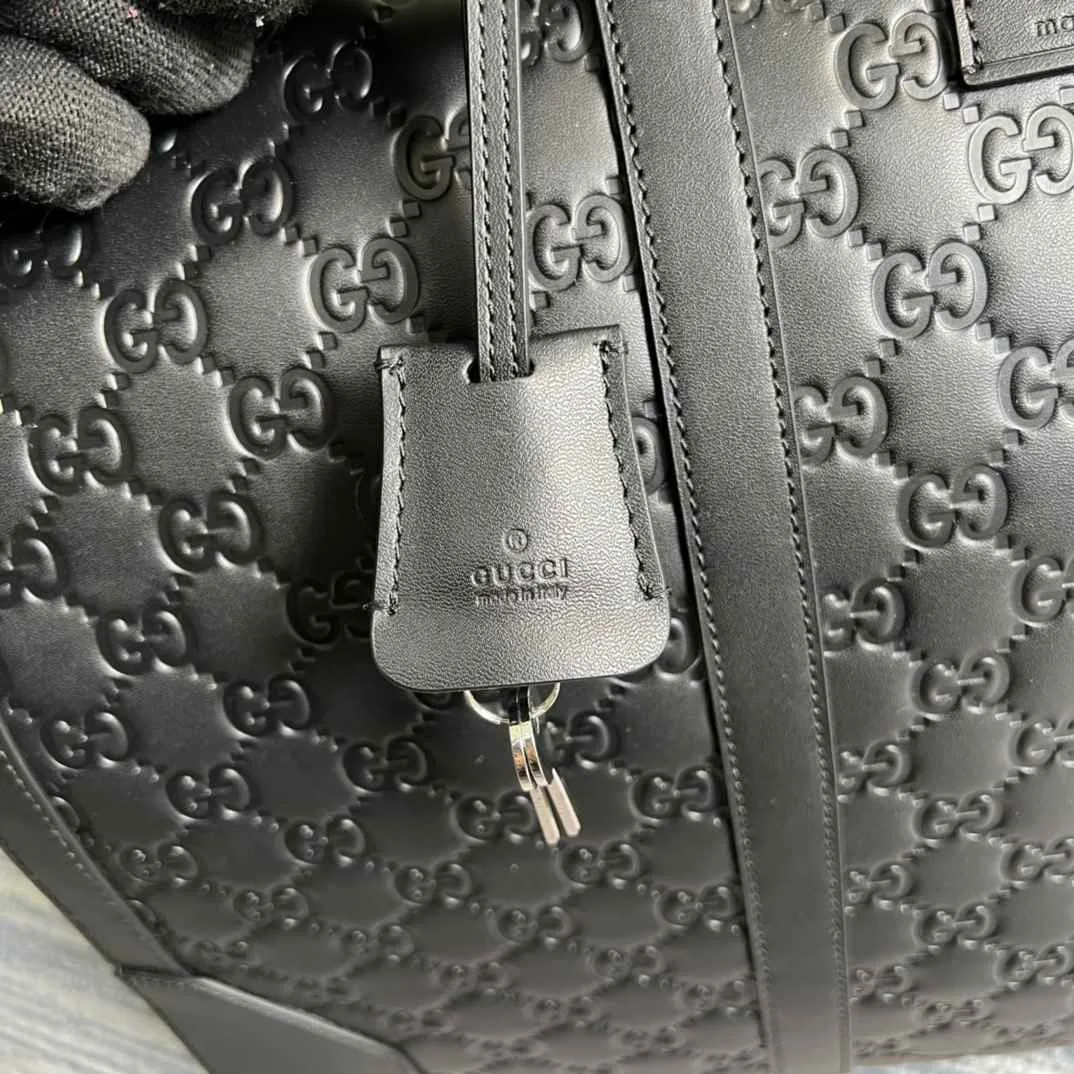 Gucci Gg Black Carry-On Duffle Black / - Image 4