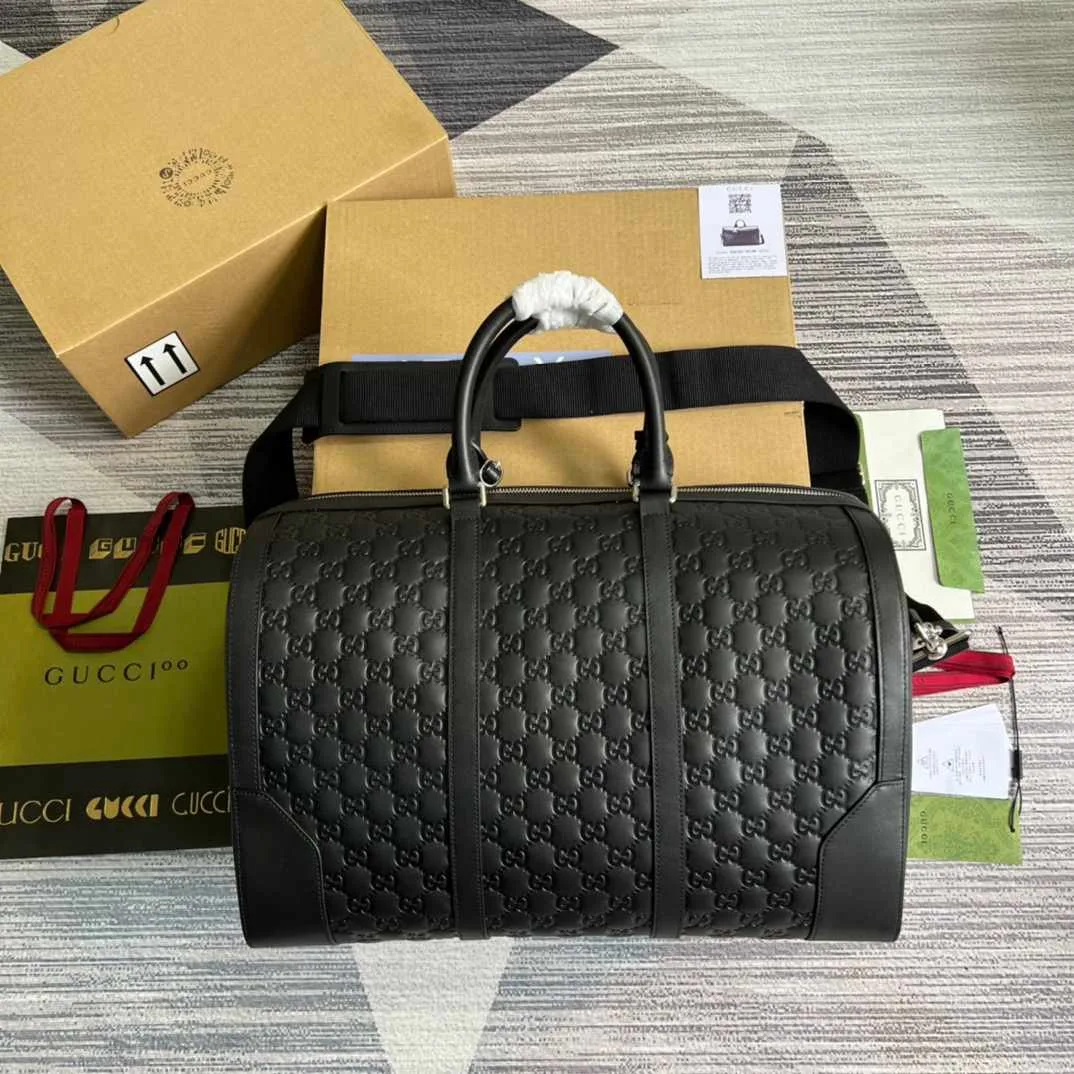 Gucci Gg Black Carry-On Duffle Black / - Image 9