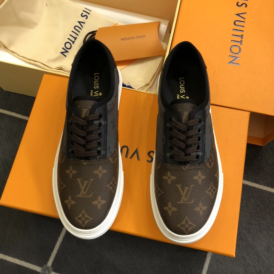 Louis Vuitton LV Trocadero Richelieu Sneaker Brown - Image 9