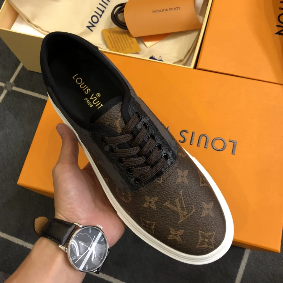 Louis Vuitton LV Trocadero Richelieu Sneaker Brown - Image 7