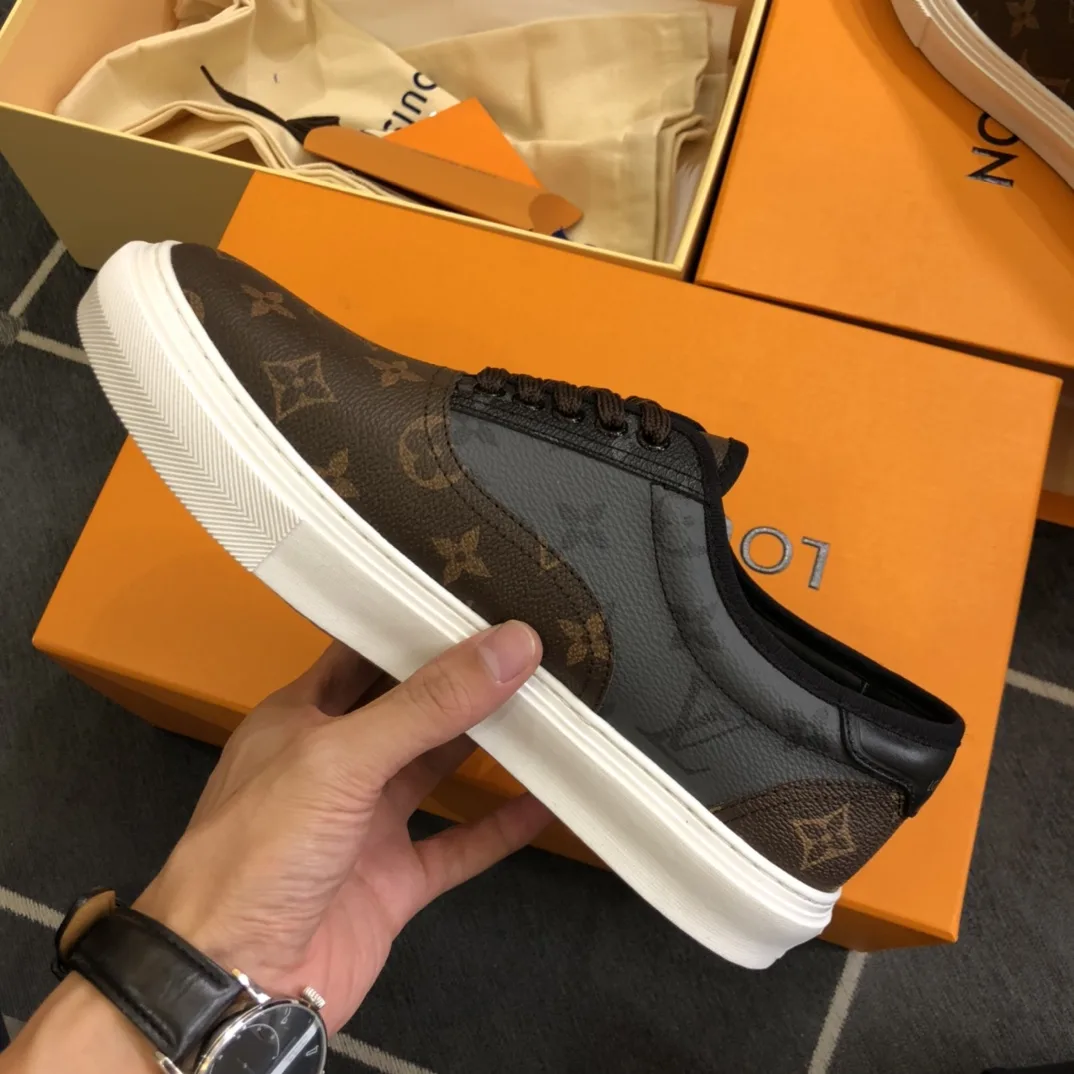 Louis Vuitton LV Trocadero Richelieu Sneaker Brown - Image 6