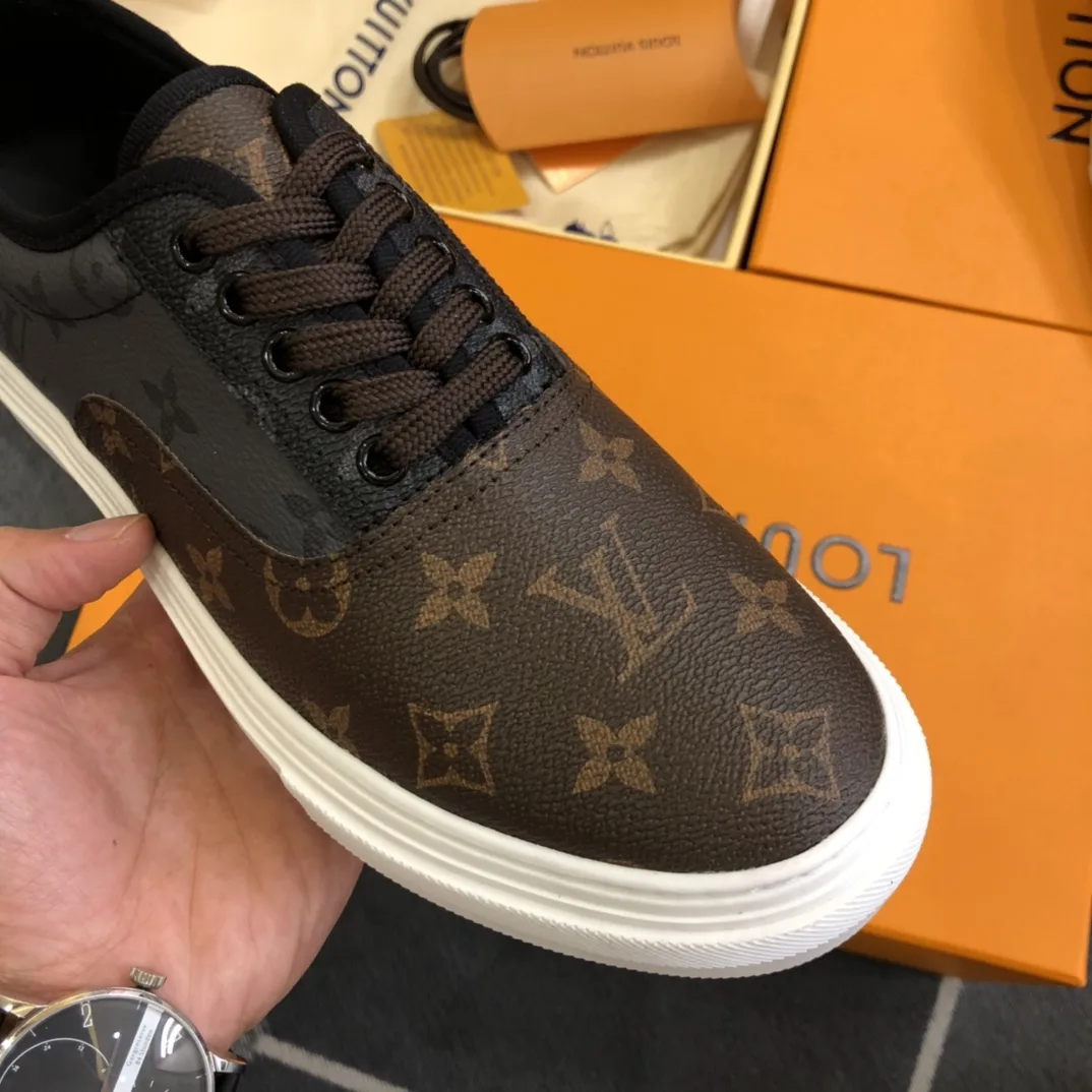 Louis Vuitton LV Trocadero Richelieu Sneaker Brown - Image 5