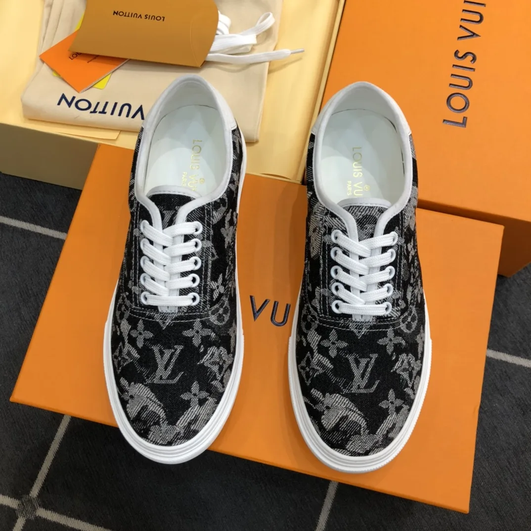 Louis Vuitton LV Trocadero Richelieu Sneaker Black - Image 4