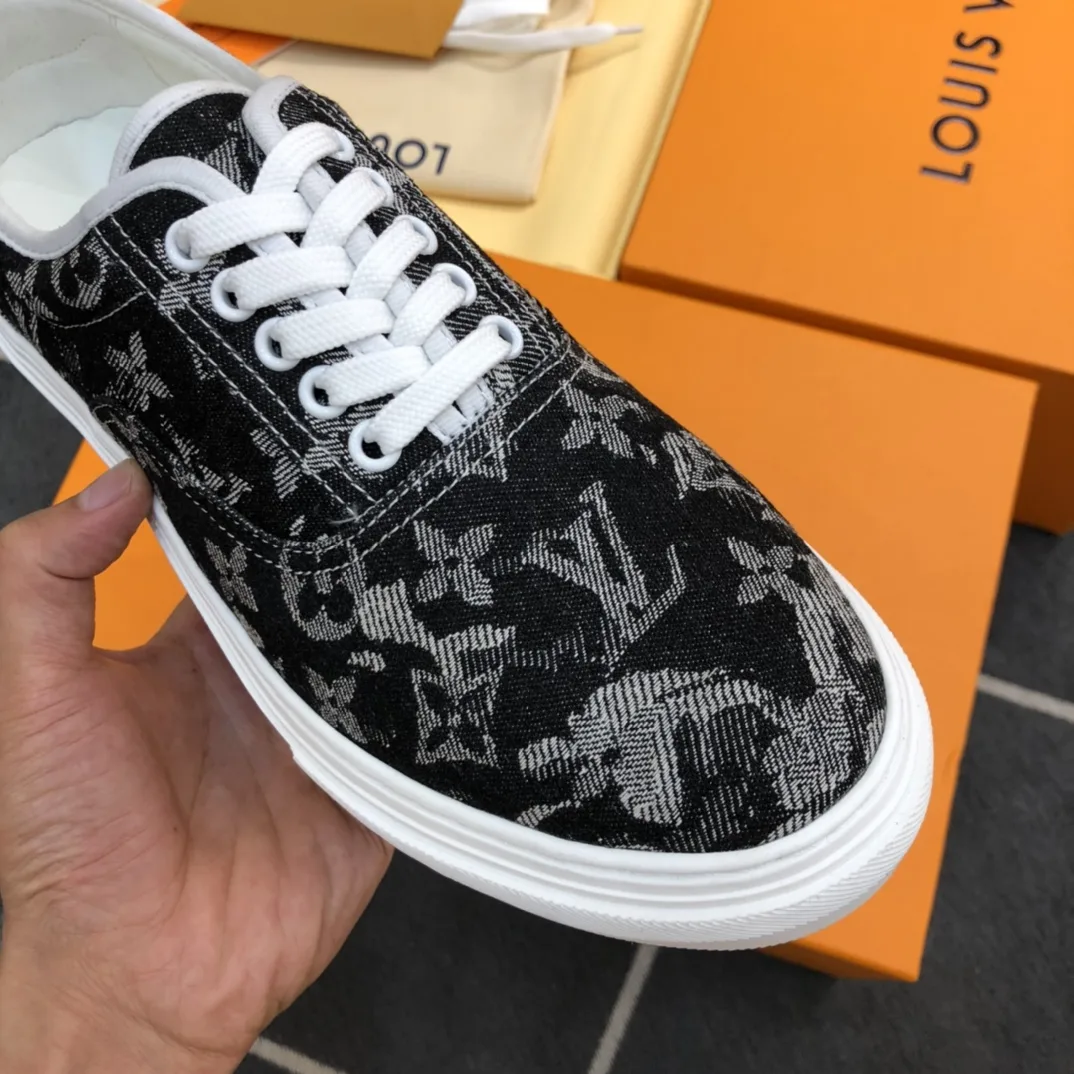 Louis Vuitton LV Trocadero Richelieu Sneaker Black - Image 2