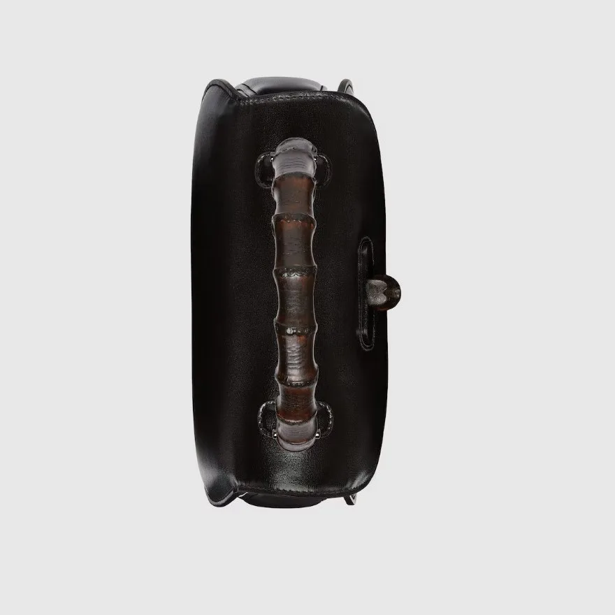 Alternative view of Gucci Bamboo 1947 Small Top Handle Bag / Black