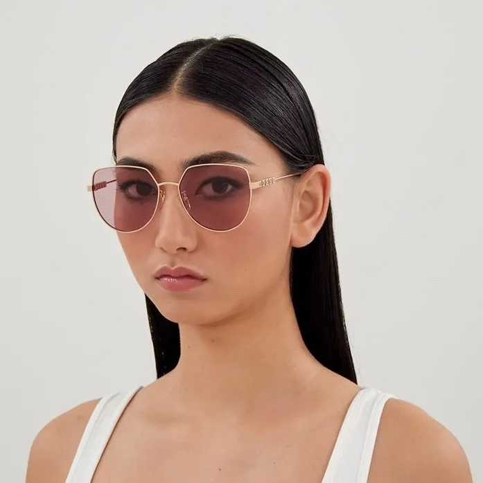 Alternative view of Gucci Butterfly Sunglasses Pink GG1435SA