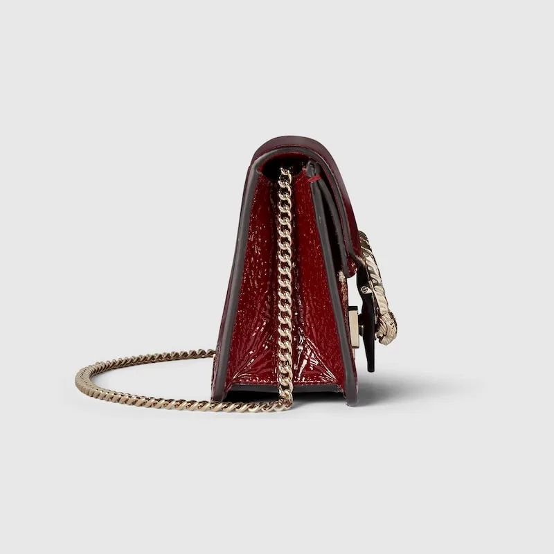 Gucci Dionysus Super Mini Shoulder Bag / Red Light Gold Hardware - Image 6