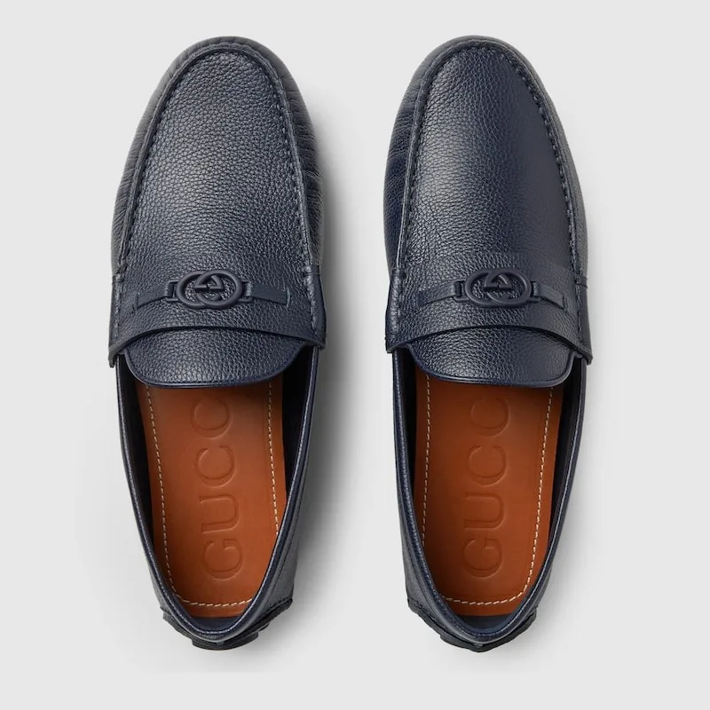 Gucci Driver Loafer Blue - Image 2
