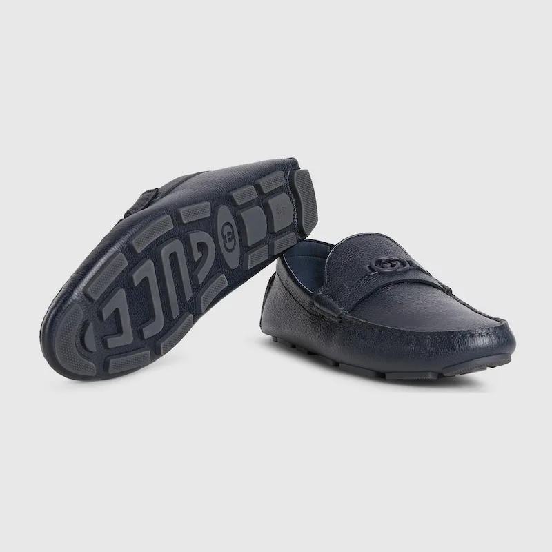 Gucci Driver Loafer Blue - Image 4