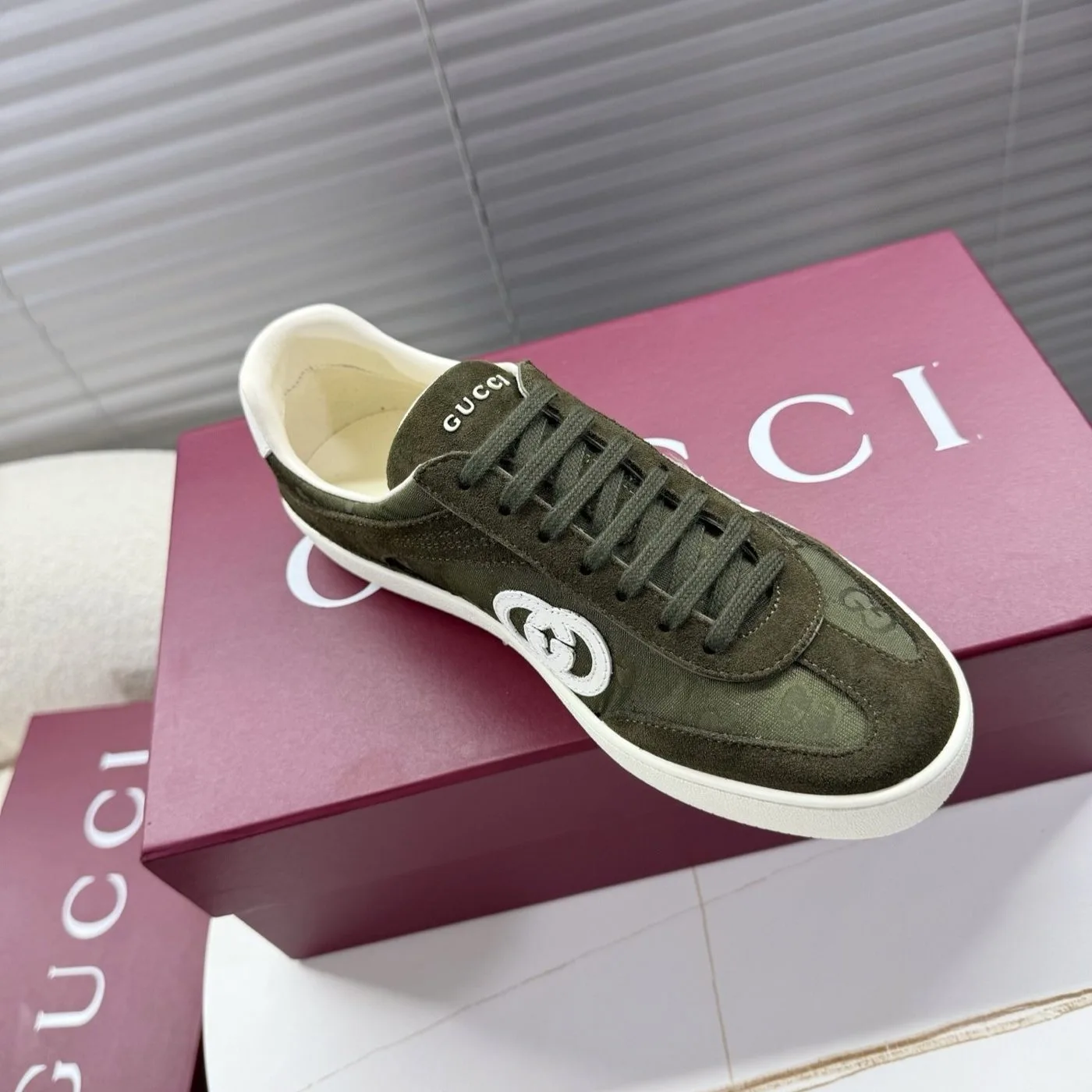 Alternative view of Gucci G75 Trainer Dark Green