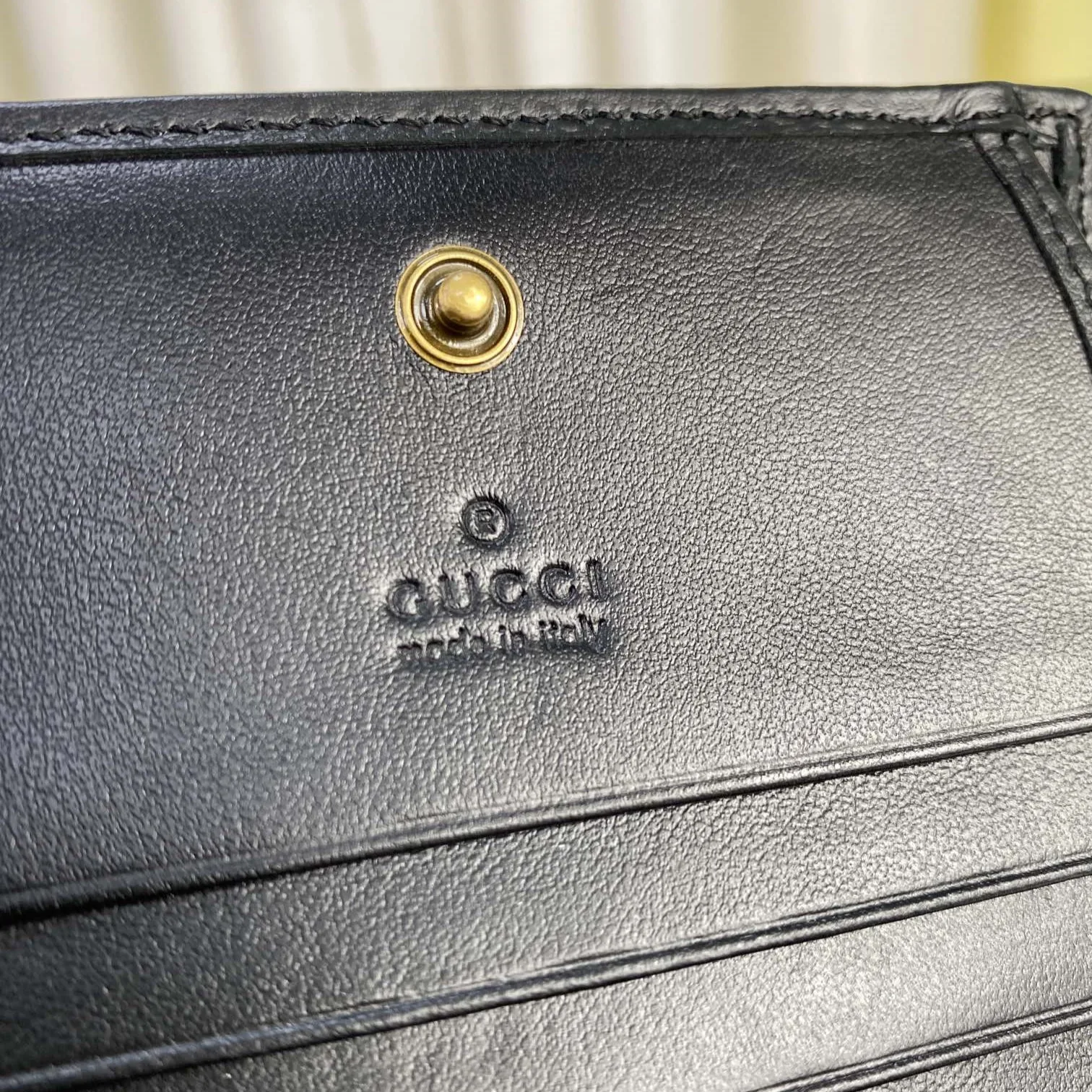 Gucci GG Marmont Card Case Wallet Black / - Image 11