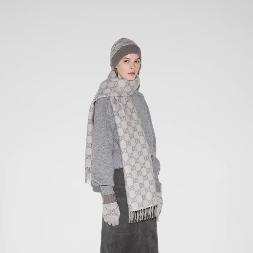 Gucci GG Scarf Grey / - Image 3