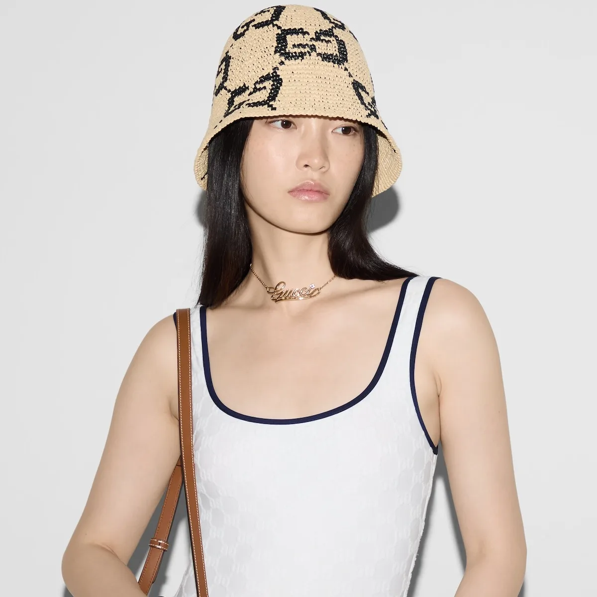 Alternative view of Gucci GG Swimsuit White