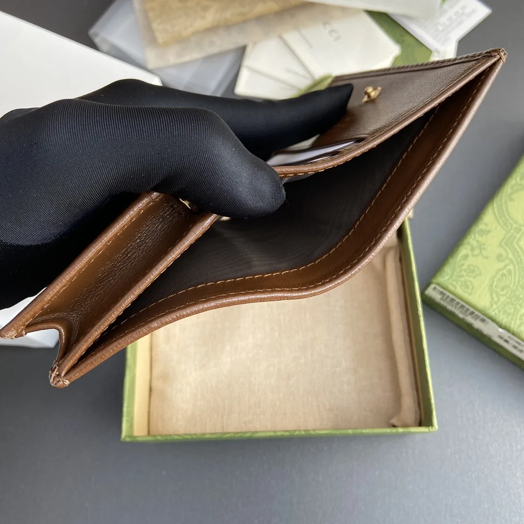 Gucci Horsebit 1955 Card Case Wallet Brown / - Image 9