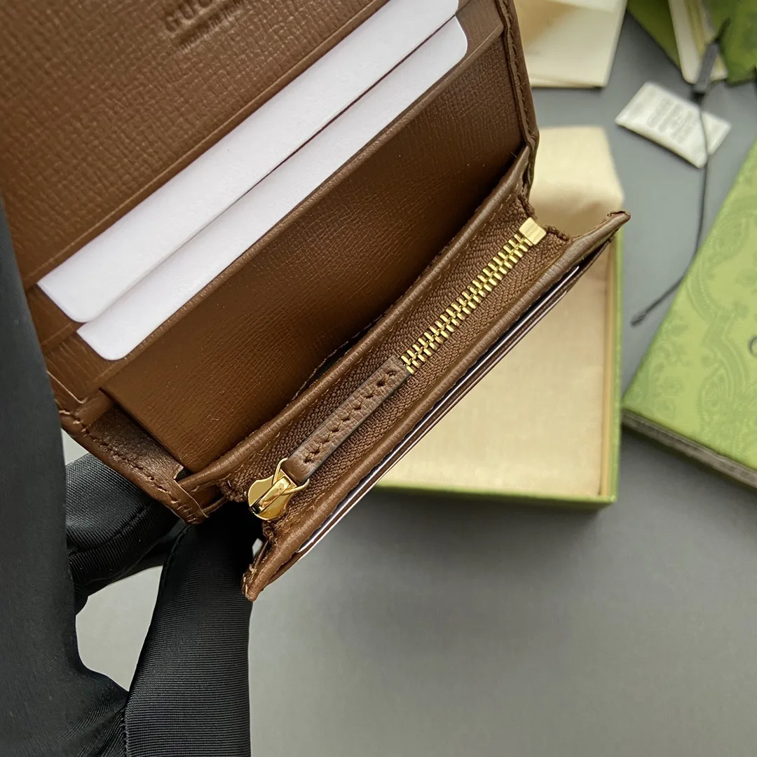 Gucci Horsebit 1955 Card Case Wallet Brown / - Image 4