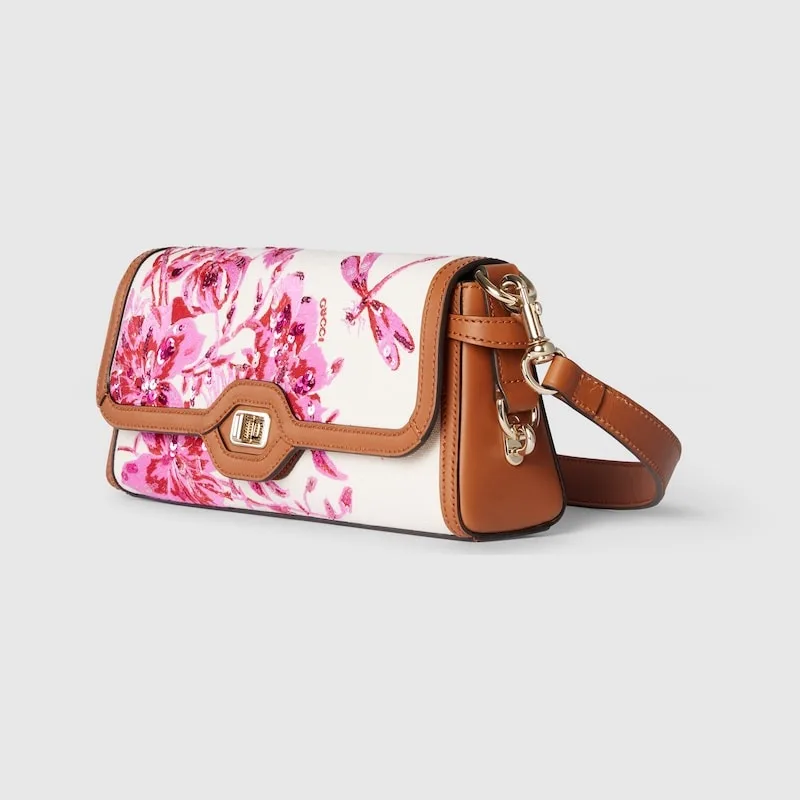 Gucci Luce Small Shoulder Bag Pink / - Image 4