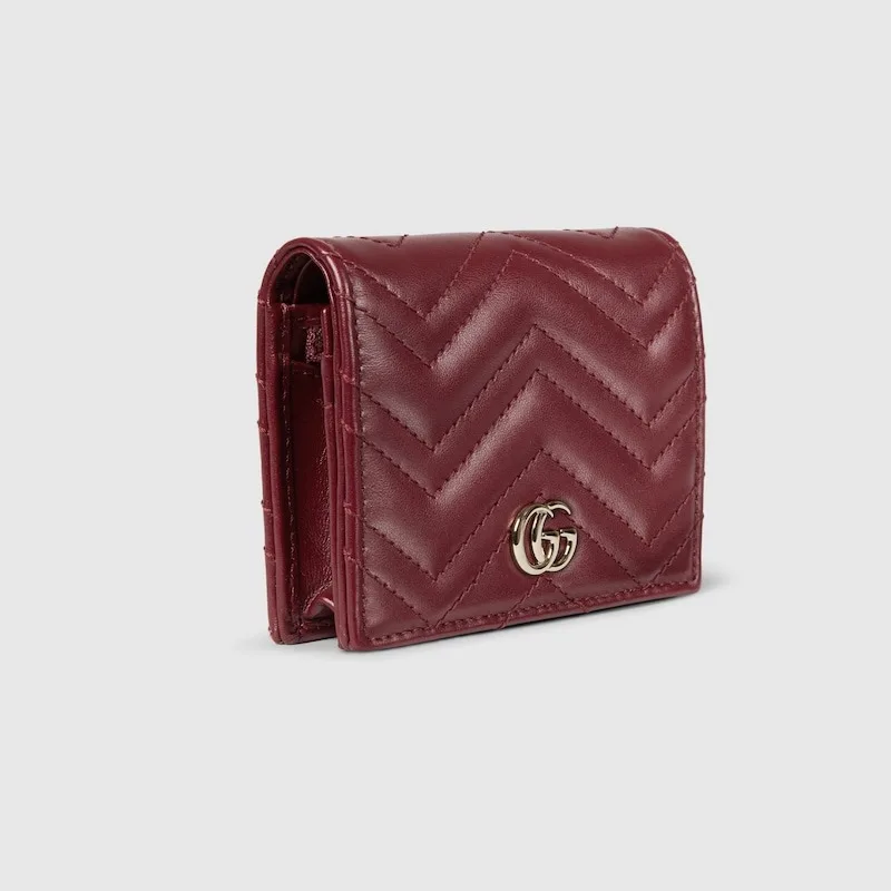 Alternative view of Gucci Marmont Small Wallet Rosso Ancora Red /