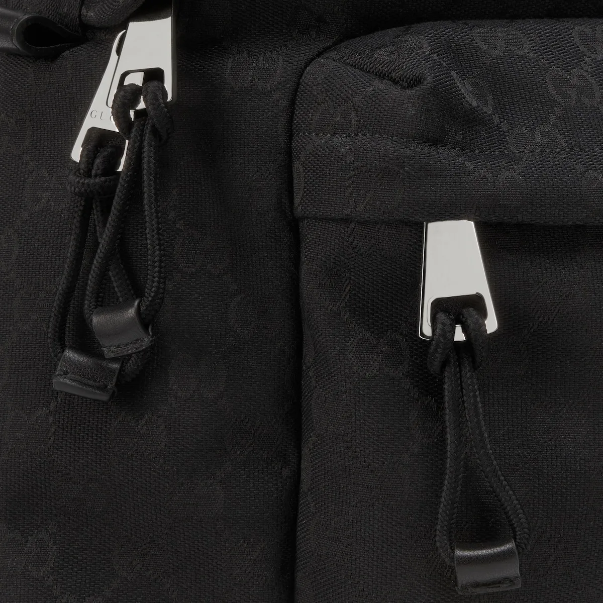 Gucci Medium GG Backpack With Web Black / - Image 8