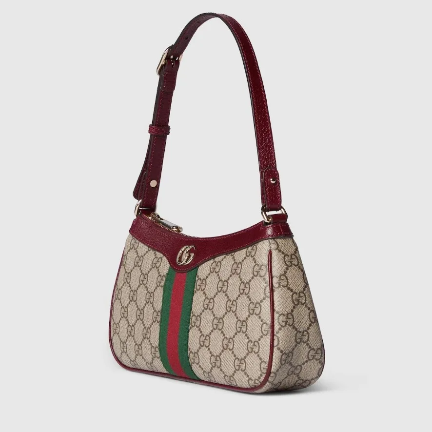 Gucci Ophidia Small Shoulder Bag / Beige/ Brown Gold Hardware - Image 5