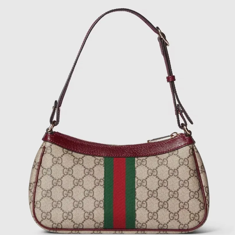 Gucci Ophidia Small Shoulder Bag / Beige/ Brown Gold Hardware - Image 6