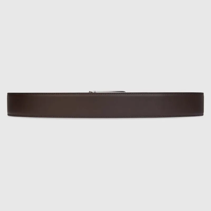 Gucci Reversible Belt With Square G Buckle Black - Image 4