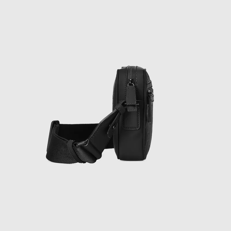 Gucci Rubber-Effect Small Crossbody Bag Black / - Image 7